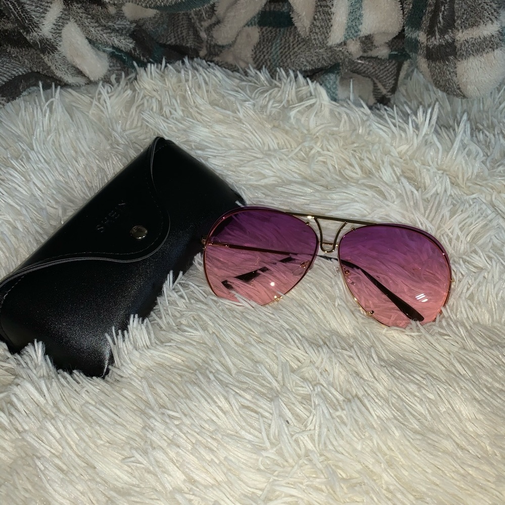 Purple Shaded Sunglasses